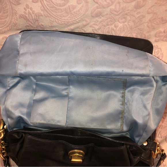 Coach, Sydney satchel with shoulder in black - Picture 14 of 16